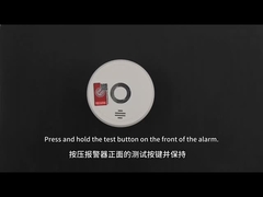 ऑपरेशन वीडियो, घर और अन्य स्थानों में धुआं अलार्म का अनुप्रयोग