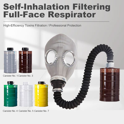 Industrial and agricultural special-purpose all-in-one protective mask with filter cartridge