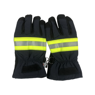 Aramid Fireproof Gloves 17 Model Leather Palm Heat Resistant Gloves Fire Fighting Safety Gloves Rescue Waterproof