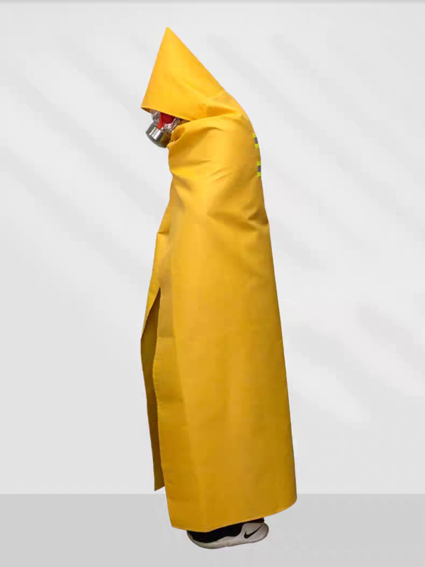 Orange Thickened Flame Retardant Insulation Fireproof Escape Glass Fiber Fire Extinguishing Blanket Cape