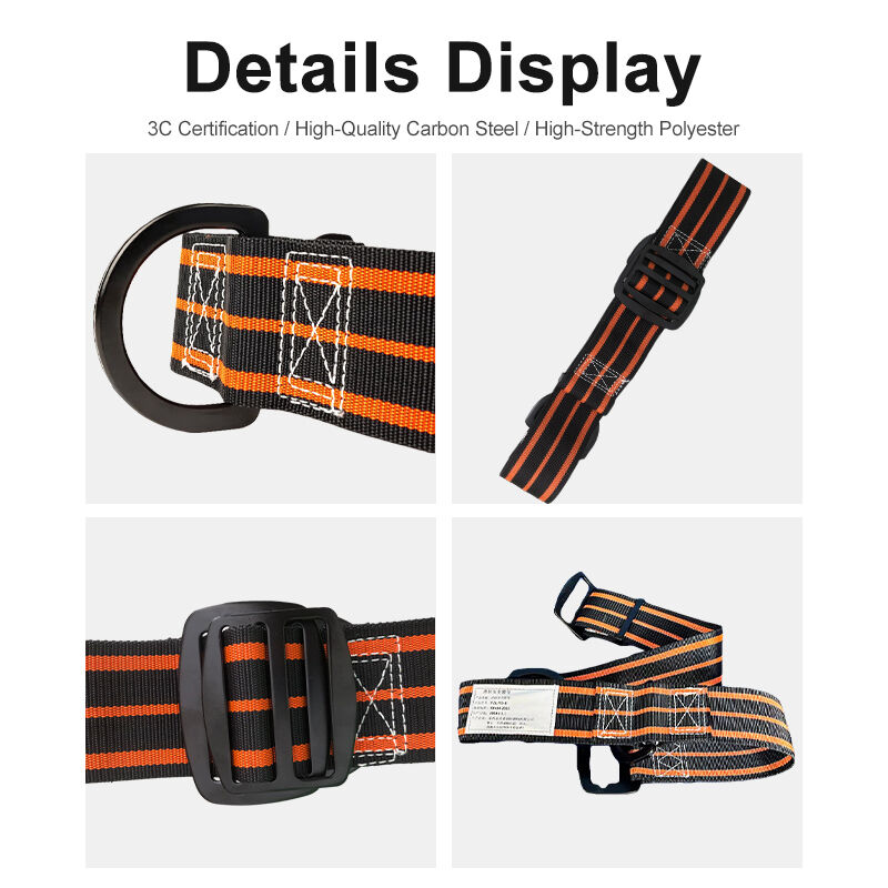 Fire safety belt - Firefighter safety rescue protective belt