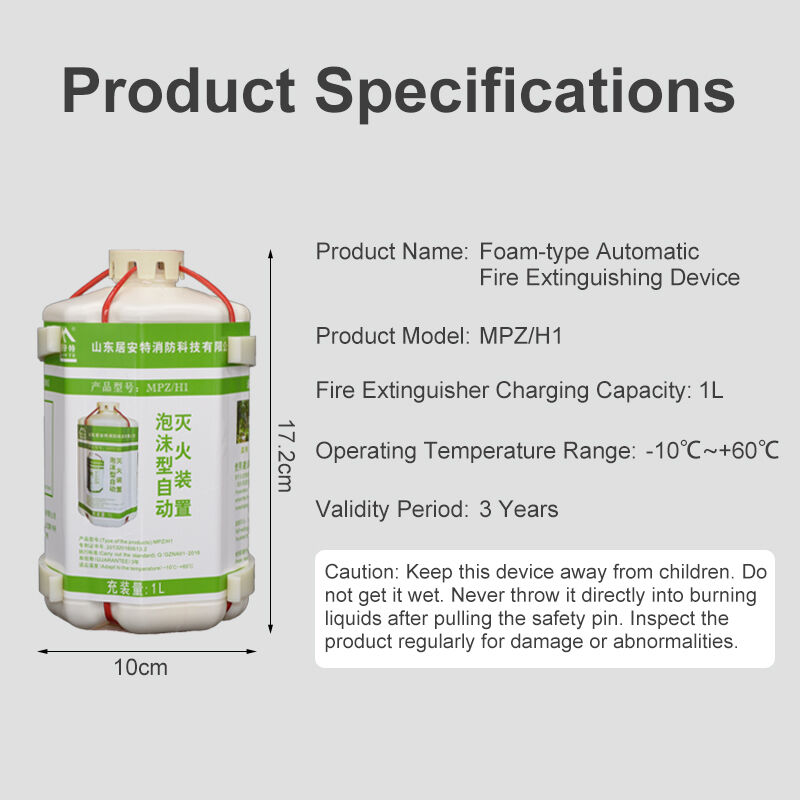 1L Quick Fire Extinguisher With Effective Foam That Prevents Re Ignition