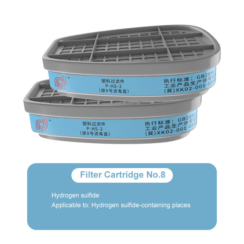 The factory sells 6003 organic vapor acidic gas cylinder activated carbon filter and 6200, 6800, 7502 reusable gas masks.
