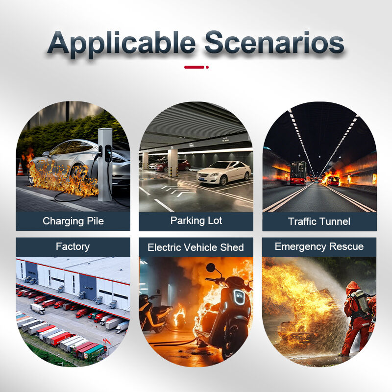 Mobile Under Vehicle Water Spray Fire Extinguisher JGCDPSZZ-65 Q235 Steel For EV Garage Charging Pile Emergency Firefighting