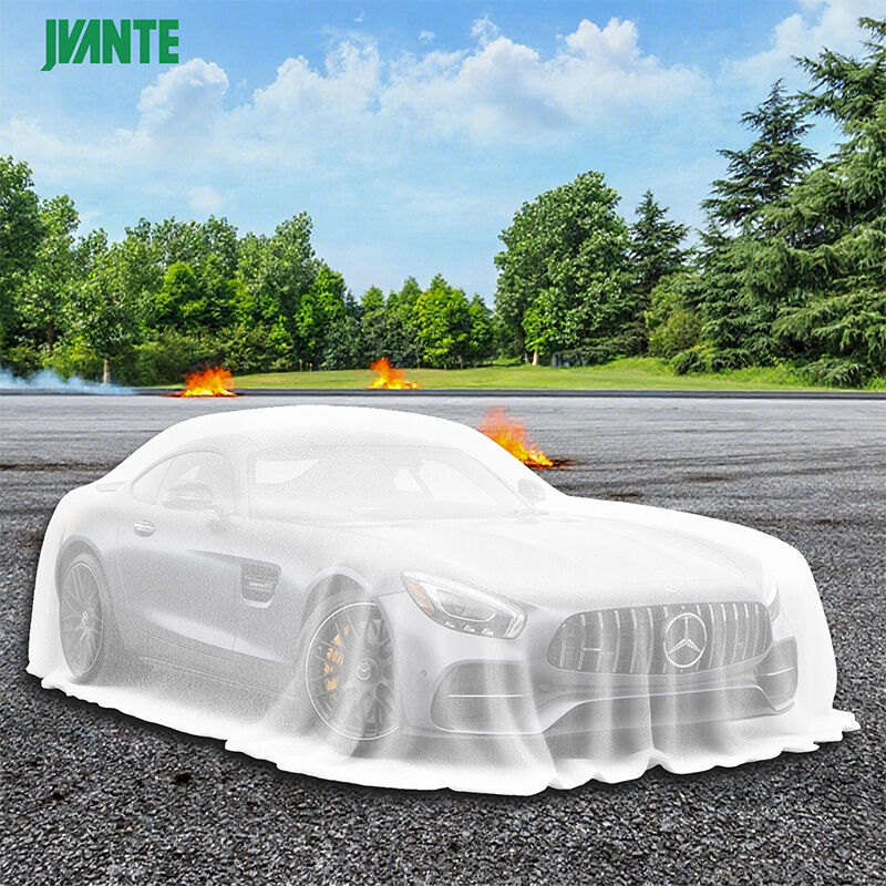 High Silica Fire Blanket 6x8m BS EN 13501-1 Certified 1200°C Reusable For Gas Station Parking Tunnel