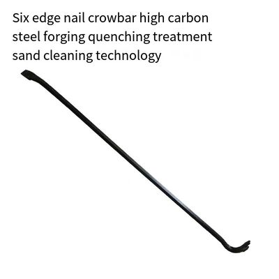 नाखून उठानेवाला Crowbar लघु अग्निशमन स्टेशन उपकरण शमन उपचार उच्च कार्बन स्टील फोर्जिंग