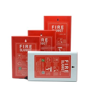फाइबरग्लास फायर कंबल सफेद 1.2*1.2 होम किचन 430gsm